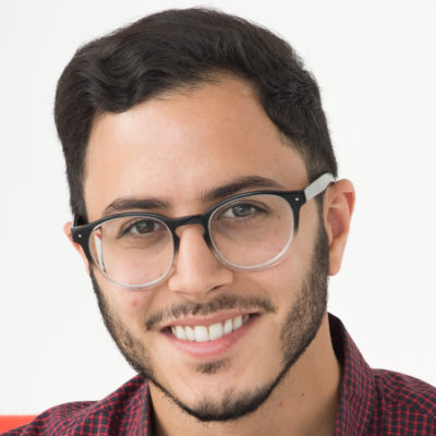A headshot of Leo Calogero, a student from Cohort 15 at HackerYou and co-creator of EncryptYou