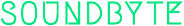 The Soundbyte logo in an iconic electric green